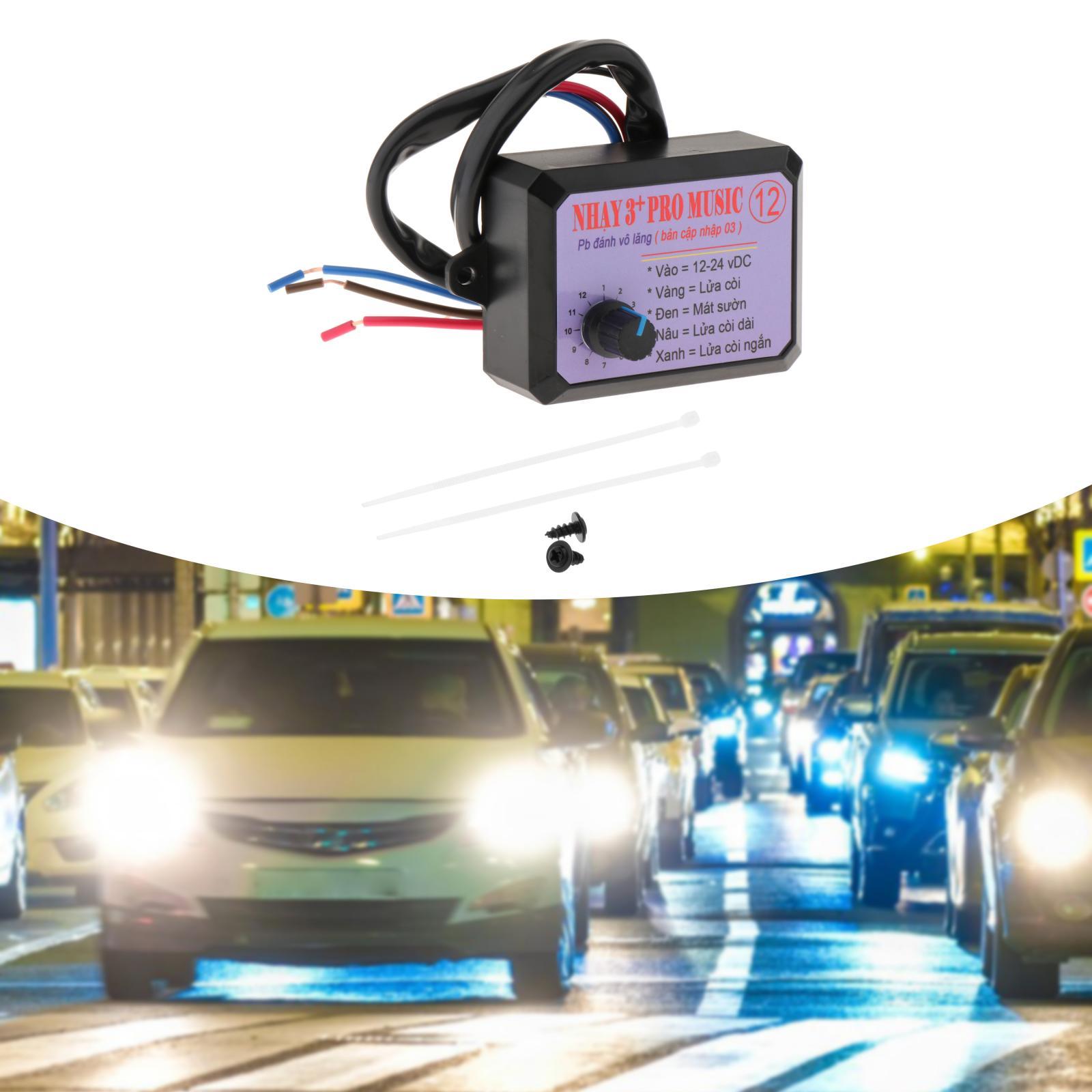 Car ddmysmile 12V Truck 24V Air Horn Controller Control Unit 10/12 Sound Electric Horn Speaker Boat Accessory Control Box Replacement Smile