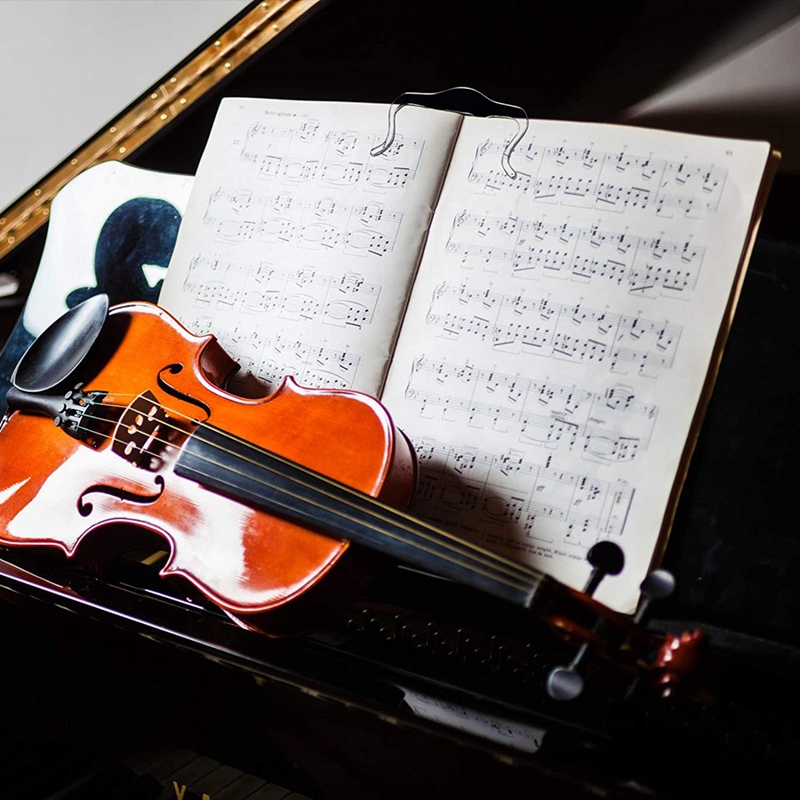 ddmysmile Pianos 4 Stands Pack Song Book Page Holder Clip Music Stands Note Textbook Clips For Practice Smile