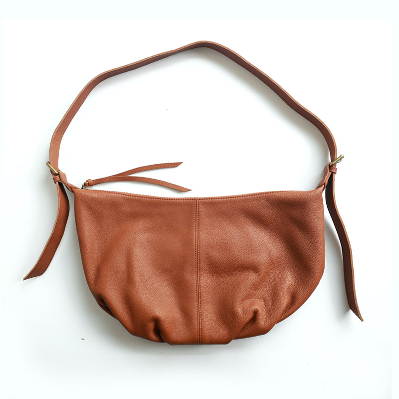 Women Soft Cowhide Crossbody Bags Handbags Woman Casual Hobos Shoulder Bag Solid Color Genuine Leather Tote Female Sac A Main BagVoyage