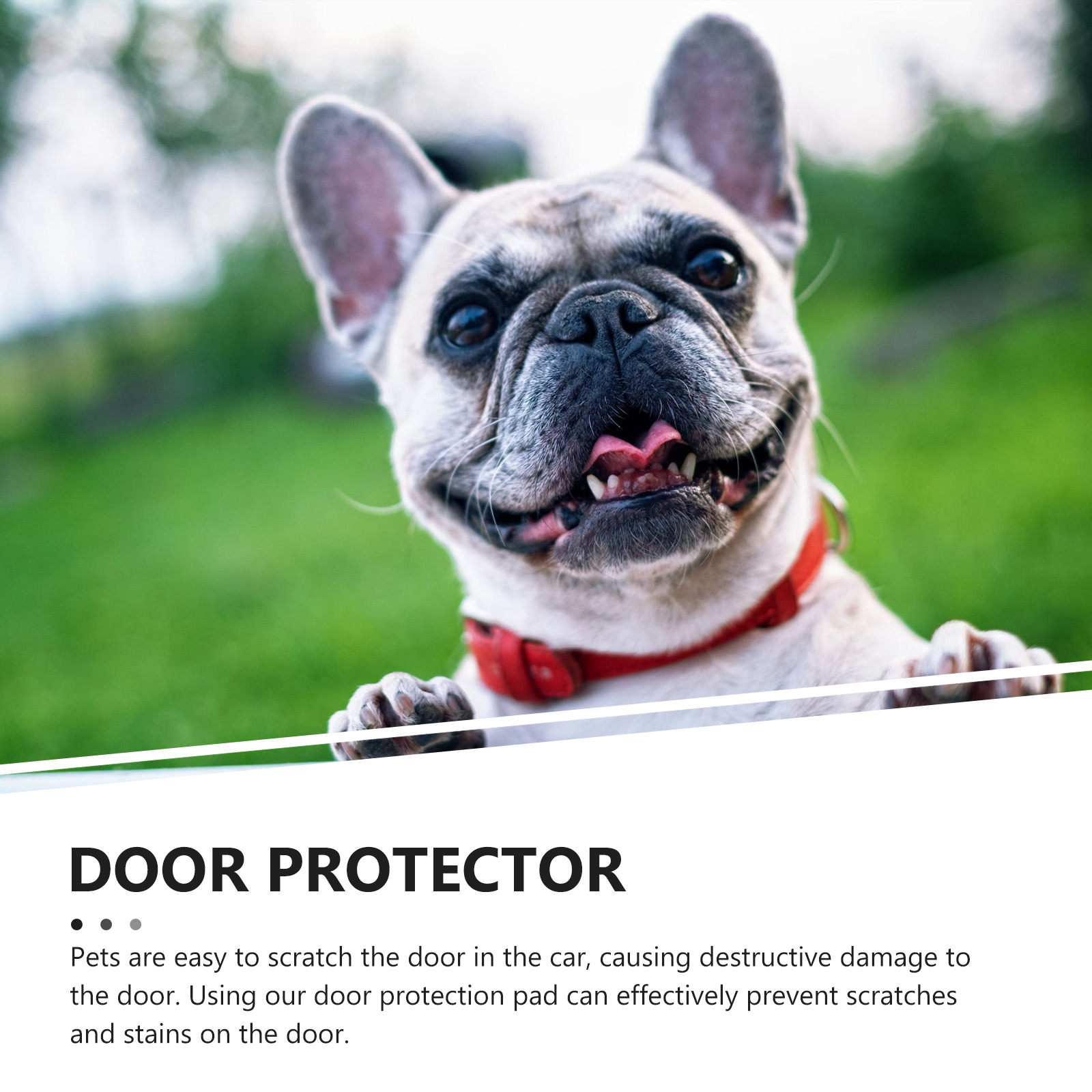 Door Protector Covered Retractable Net Barrier Car Pet inside Mat Scratch Dog from Scratching Back Seat