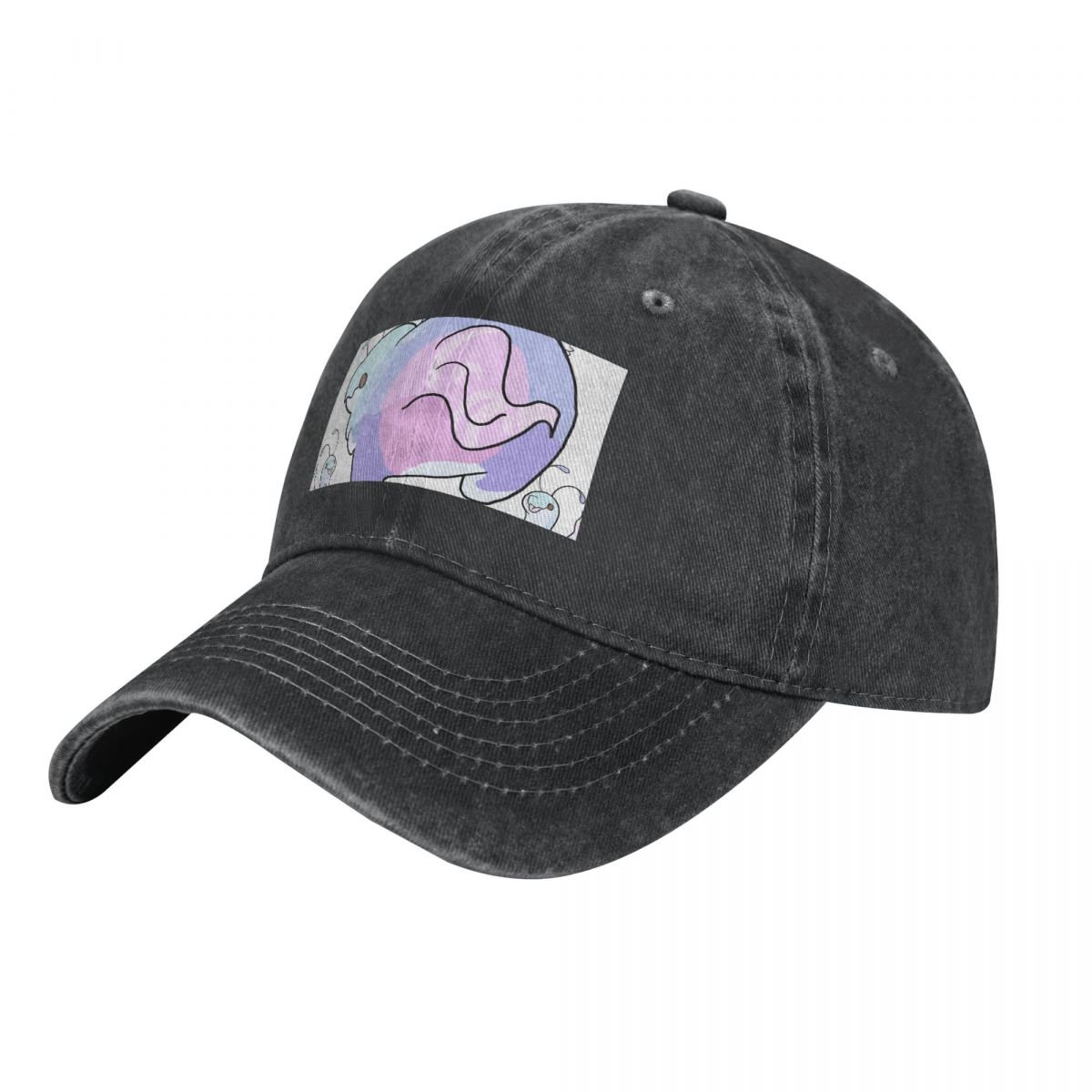 Shark Hat Bean Sunhat Cowboy Fluffy Hat Sports Cap Streetwear Caps For Men Women's smile