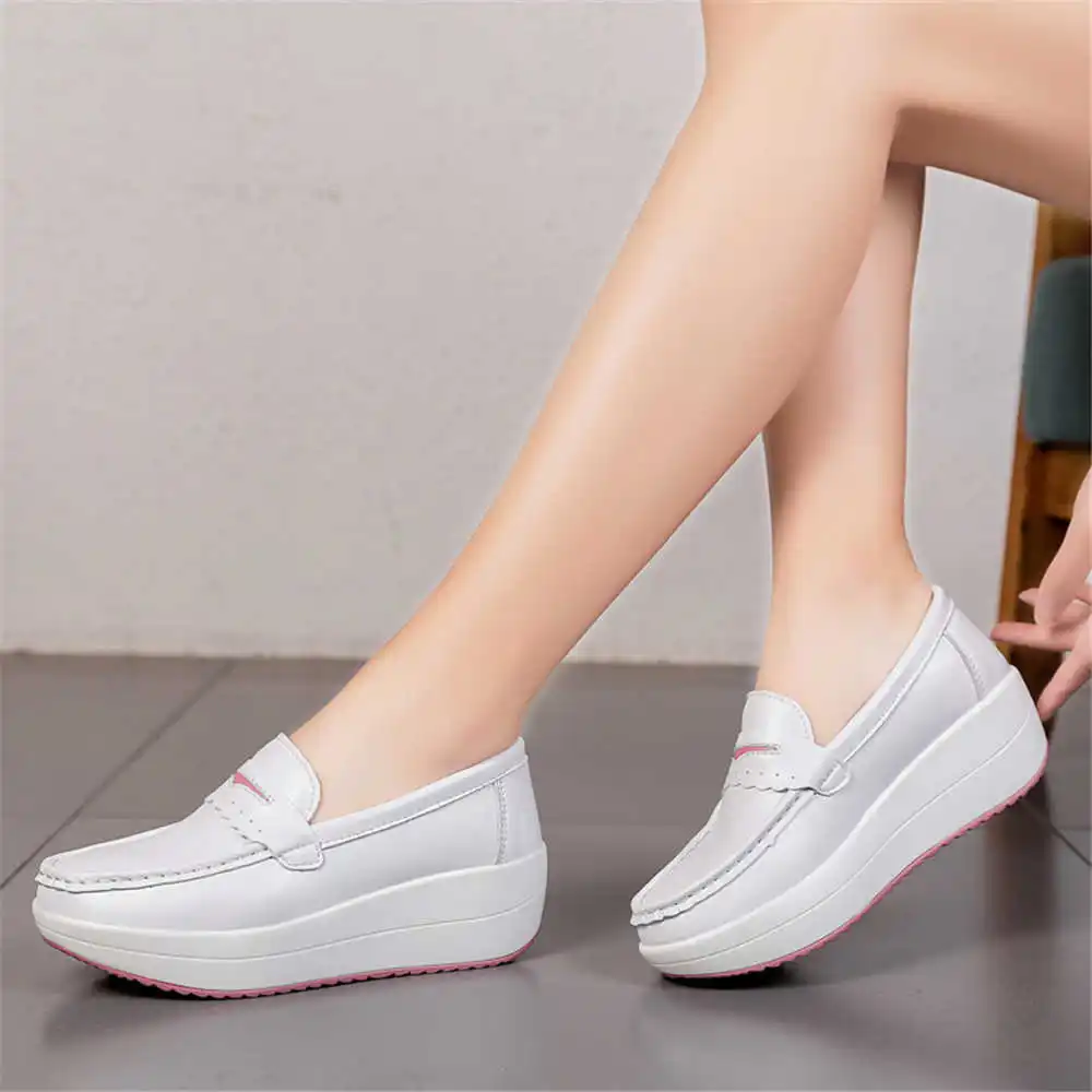 35-39 Round Foot Shoes Women Spring Flats Luxury Trainers Women Original Brand Woman Sneakers Sport Out What's Imported