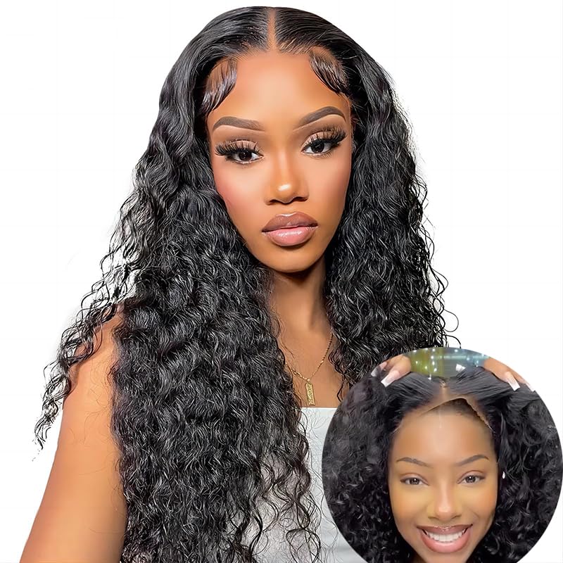 8-30 Inch 13x6 Curly Lace Front Human Hair Wigs For Women Brazilian Remy Kinky Curly 13x4 Lace Frontal Wig 4x4 Lace Closure Wig smile