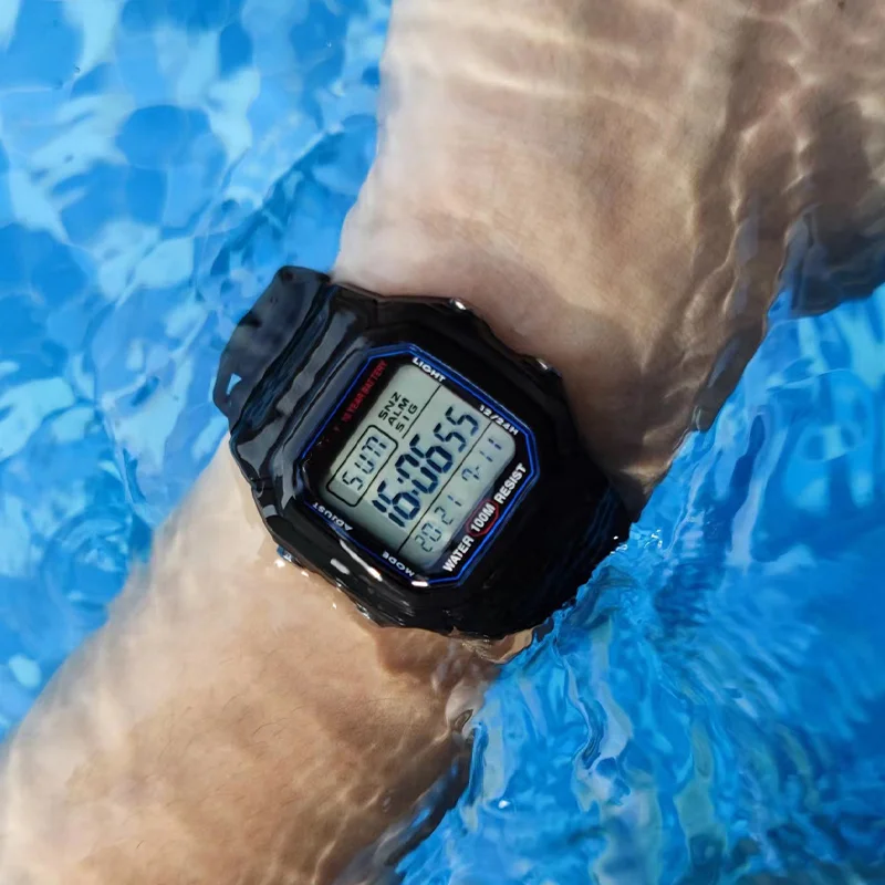 F91W Women new LED Digital Watch for Men Vintage Silicone 2025 Strap Wristwatches for Couple Sports Square Wrist Band Clock Ladies Gift