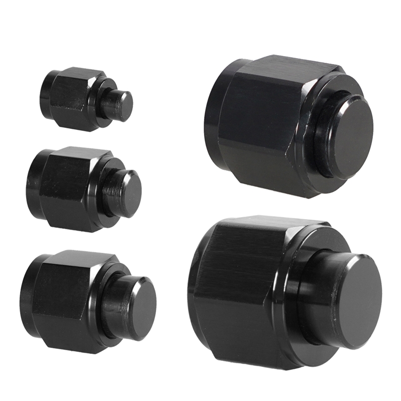 AN4 AN6 AN8 AN10 AN12 Automotive Female Flare End Cap Plug Cap Lock Hose Connector Fitting Oil Tube Nut Blanking Plugs