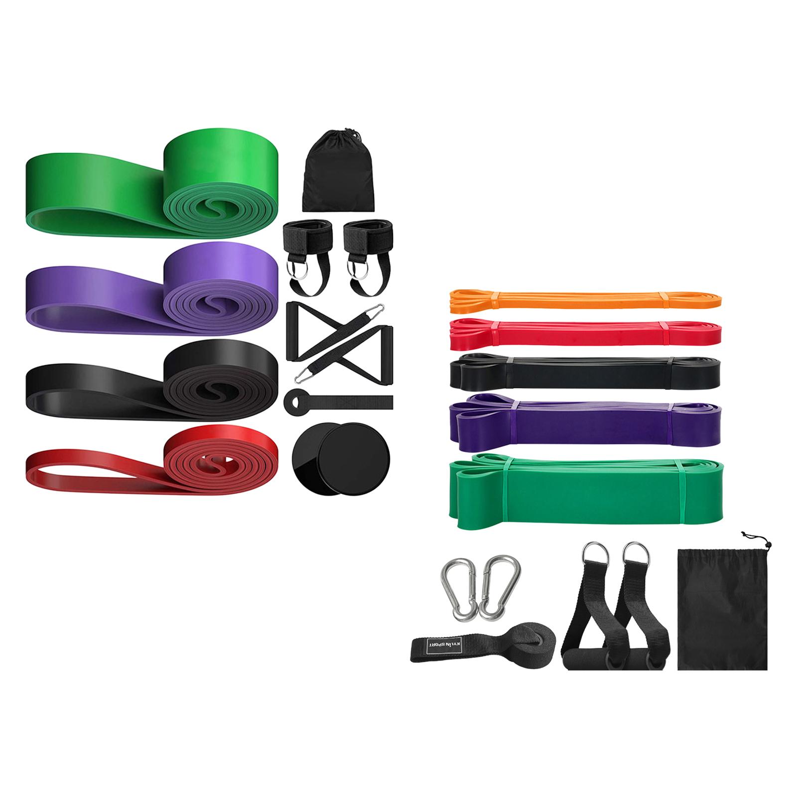 with Set Bands Resistance Handles Pull up Assistance Band Elastic Workout Bands for Working Out Yoga Home Gym Muscle Training smile