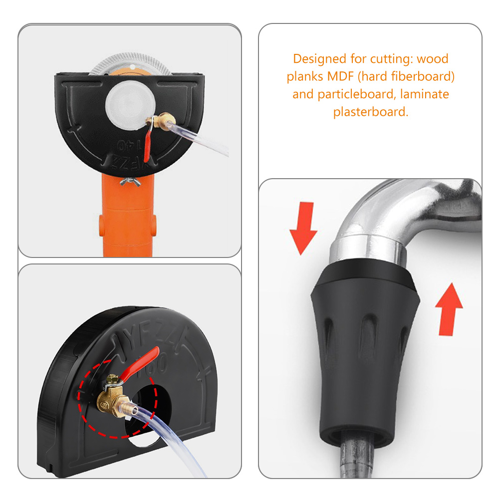 Outlet Dust Water Grinding Shroud Protector Cover ddmysmile For Electric Angle Grinder Pump Guard Slotting Wheels Plastic Safety Smile