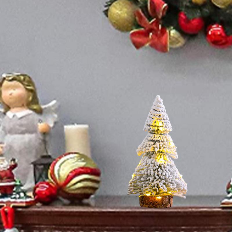 Christmas Tree With Small Lights Mini Pine Needles Tree Miniature Pine Artificial Christmas Tree Small ddmysmile Christmas Tree For Table Smile