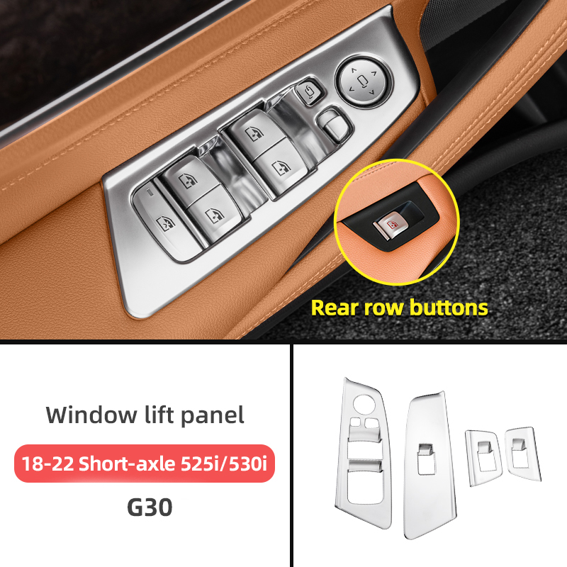 Lift LHD Car Window Switch Panel For G30 G20 X5 G05 Door Cover Trim Accessories Interior ddmysmile X3 G01 X4 G02 Ix3 F30 X1 F48 Smile