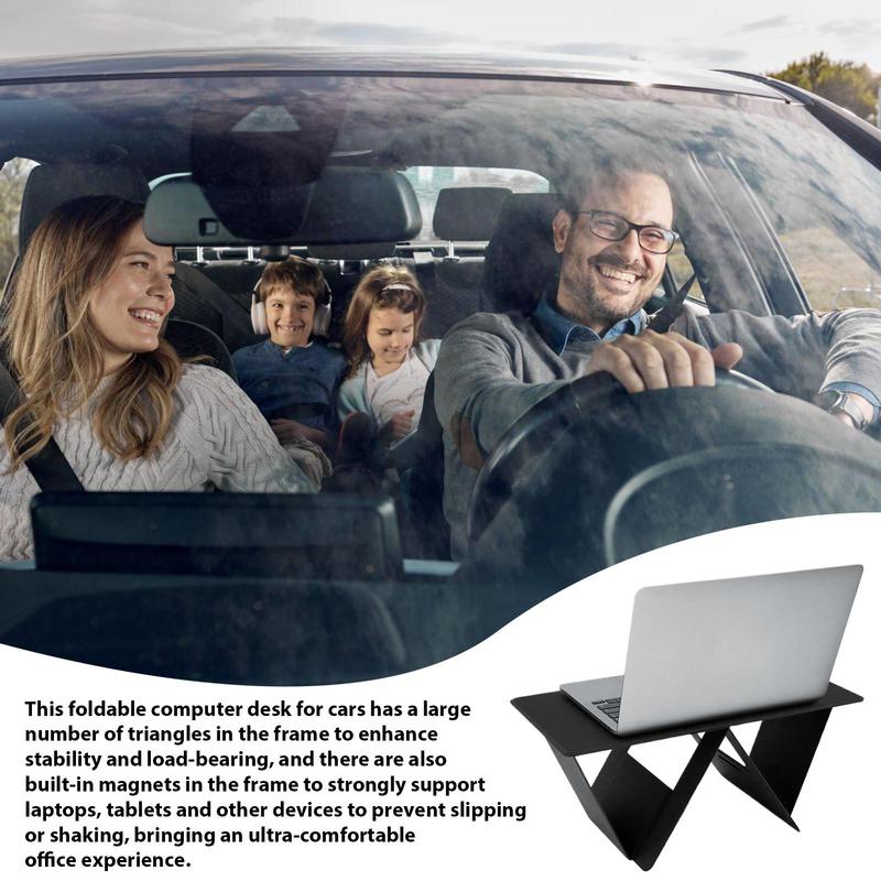 Desk Stand Computer Foldable For Car ddmysmile Versatile Rear Car Folding Table Laptop Desk Car Drink Holder Desk Bracket For Use In Cars Smile