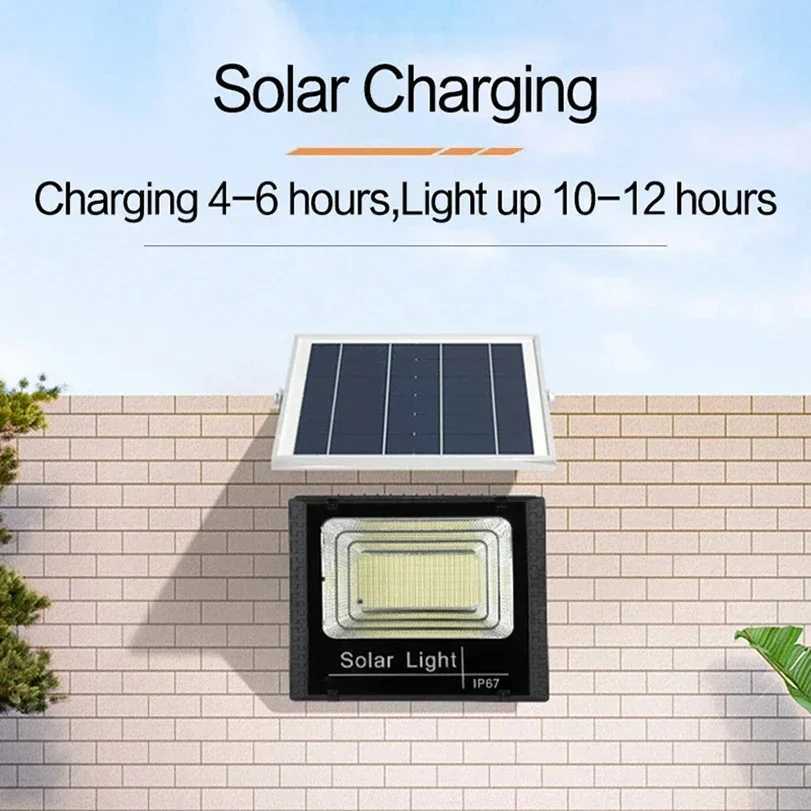 Solar Lights LED Lamp Waterproof Floodlight Panel Solar Lighting Foco Led Spotlights Wall Garden Solar Powere Sun Light OutdoorLX241113