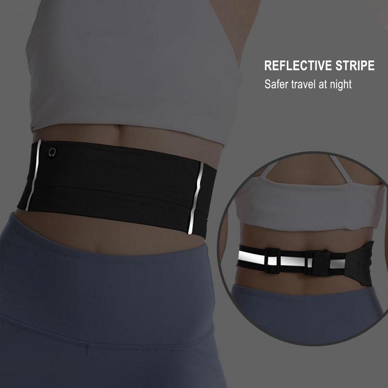 Belt For Men Running Women Reflective Runners Belt Jogging Pocket ddmysmile Belt Waterproof Running Climbing Money Waist Bag Mobile Phone Smile