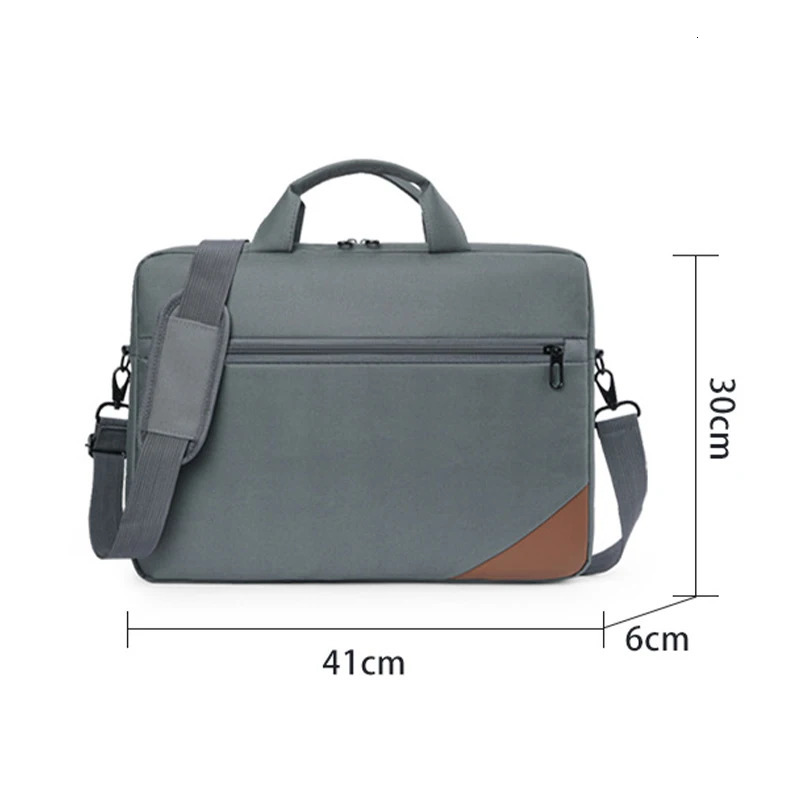 Lightweight laptop portable womens business shoulder messenger 14 inch handbag waterproof storage bag mens briefcase 241112