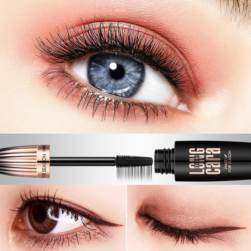 Premium Quality Formula Long-Lasting Fee ddmysmile Clump-Free Innovative No Flake Mascara Big Brush Long Lashes Exquisite Length Smile
