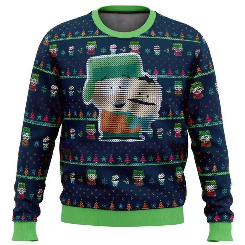 2024-25 New South Park Anime Cartoon Fashion Mens Hoodie Womens Sportswear Printed Ugly Christmas Hoodie LX241113