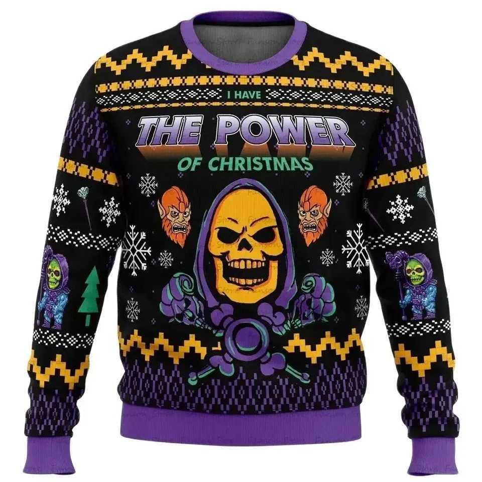 Puppet Brides Nightmare Before Christmas Ugly Christmas Womens Mens Pullover Couple Sweatshirt LX241113