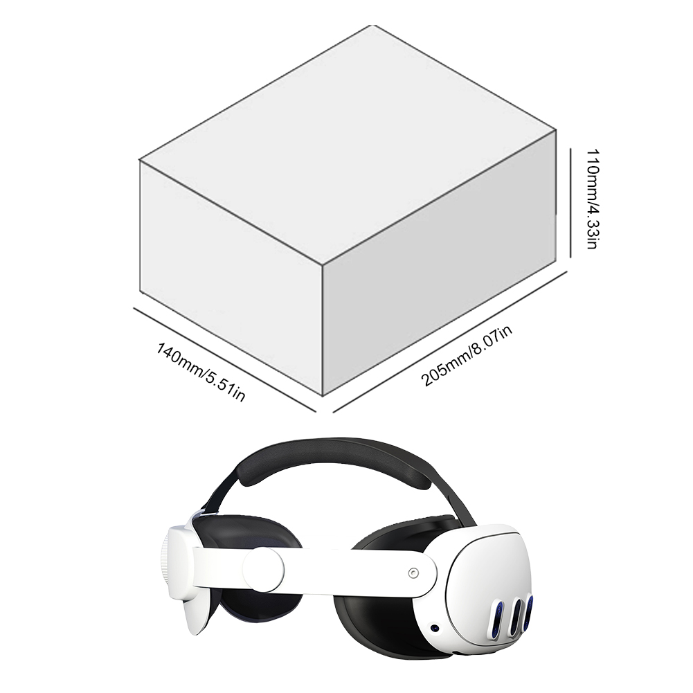 For Meta Quest 3 Adjustable Head Strap Upgrades Elite Headband Alternative Head Strap For Oculus Quest 3 VR Accessories