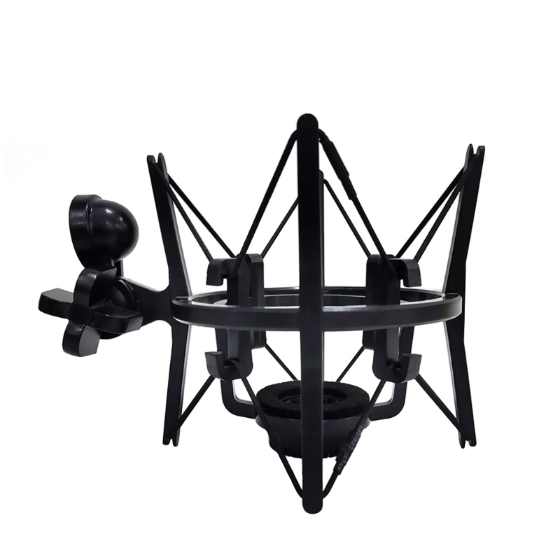 Universal Mic Microphone Shock Mount Adjustable Clip Holder Stand Recording Bracket Professional T84D