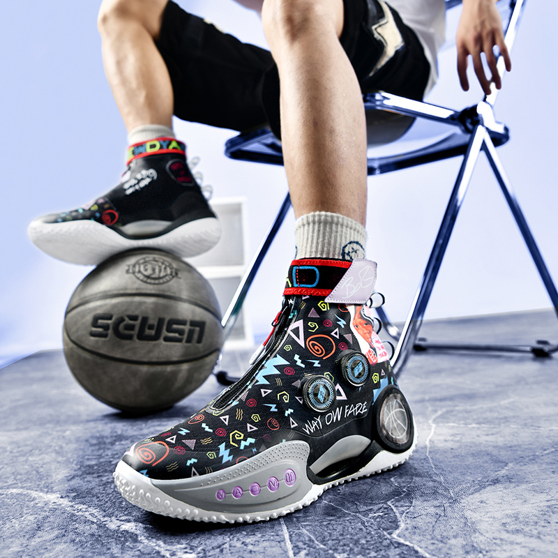 High-top Men Basketball Shoes Kids Women Breathable High Street Basket Shoes Brand Design Sneakers Original Walking Sports Shoes