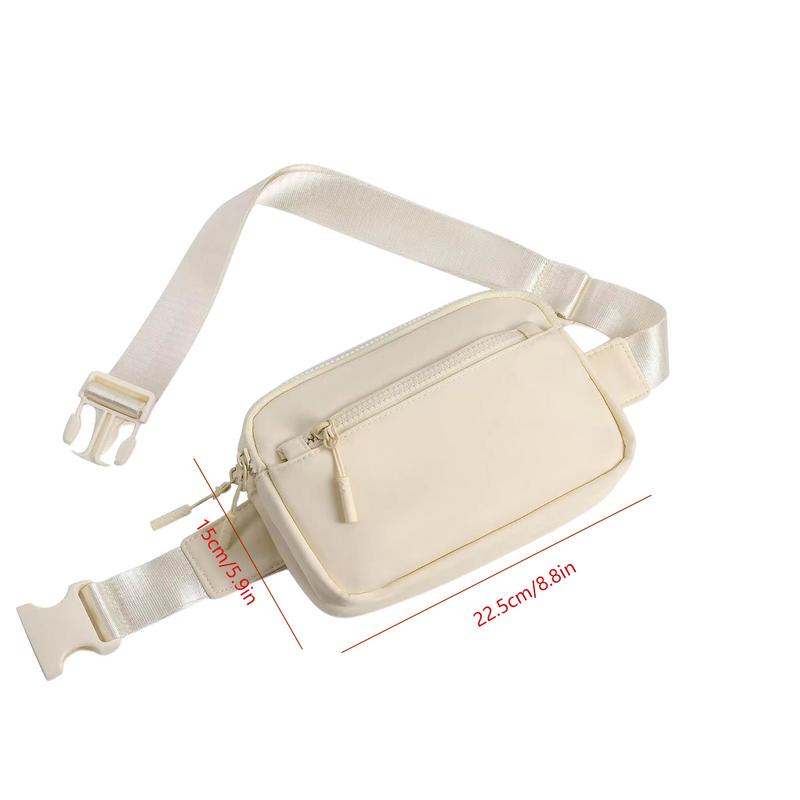 Cross Pack Body Purse Fanny Shoulder Bag Fashionable Waterproof Waist Pack With Adjustable Strap For Traveling Running Hiking smile