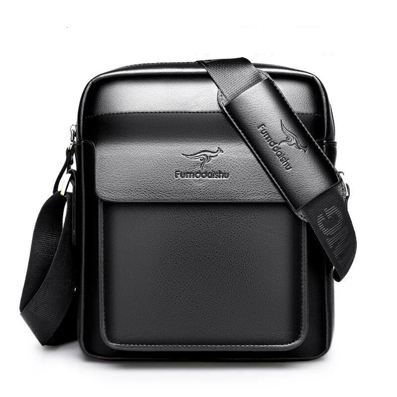 y Business High Quality Casual Men Bag Vertical Leather Shoulder fashion Man Crossbody Messenger bag 241111
