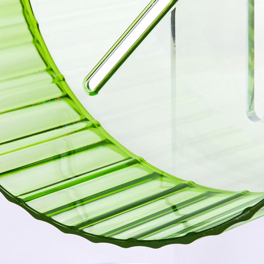 Hamster Wheel Easy to Install Pet Running Wheel Transparent Hamster Exercise Toy Small Pets Supplies