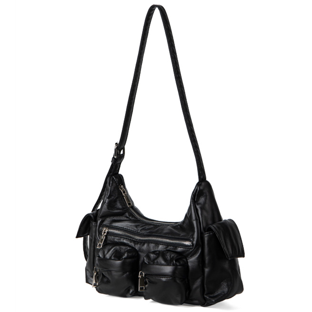 Women Retro Shoulder Bag Large Capacity PU Satchel Sling Bag Versatile Top Handle Bag Crossbody Hobo Bag Girl Stylish Purse