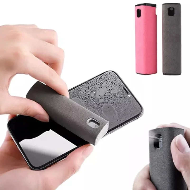 Screen Cleaner Mobile Spray Phone Computer Mobile Phone Screen Dust Remover Tool Car Microfiber Cleaning and Polishing Tool smile