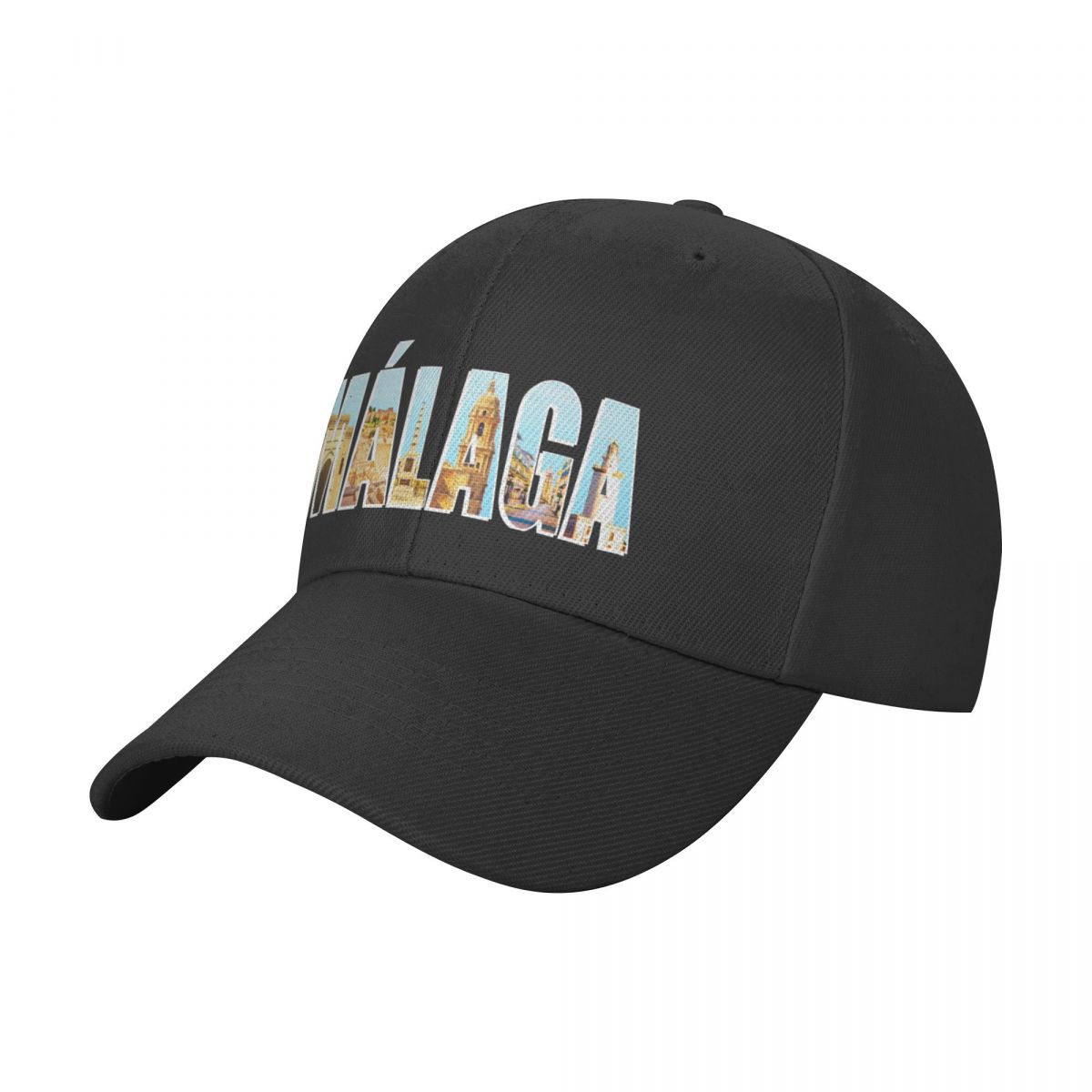 Ball Malaga, Souvenir Cap Baseball Cap cute Mens Tennis Women's smile Malaga, Malaga, Malaga,