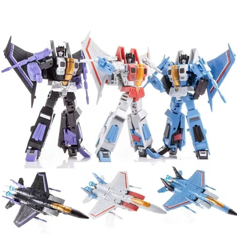 Transformation Toys FG04 FG0103 Starscream Thundercracker Skywarp F15 DS01 Anime Action Figure Model Deformation Robot C251027