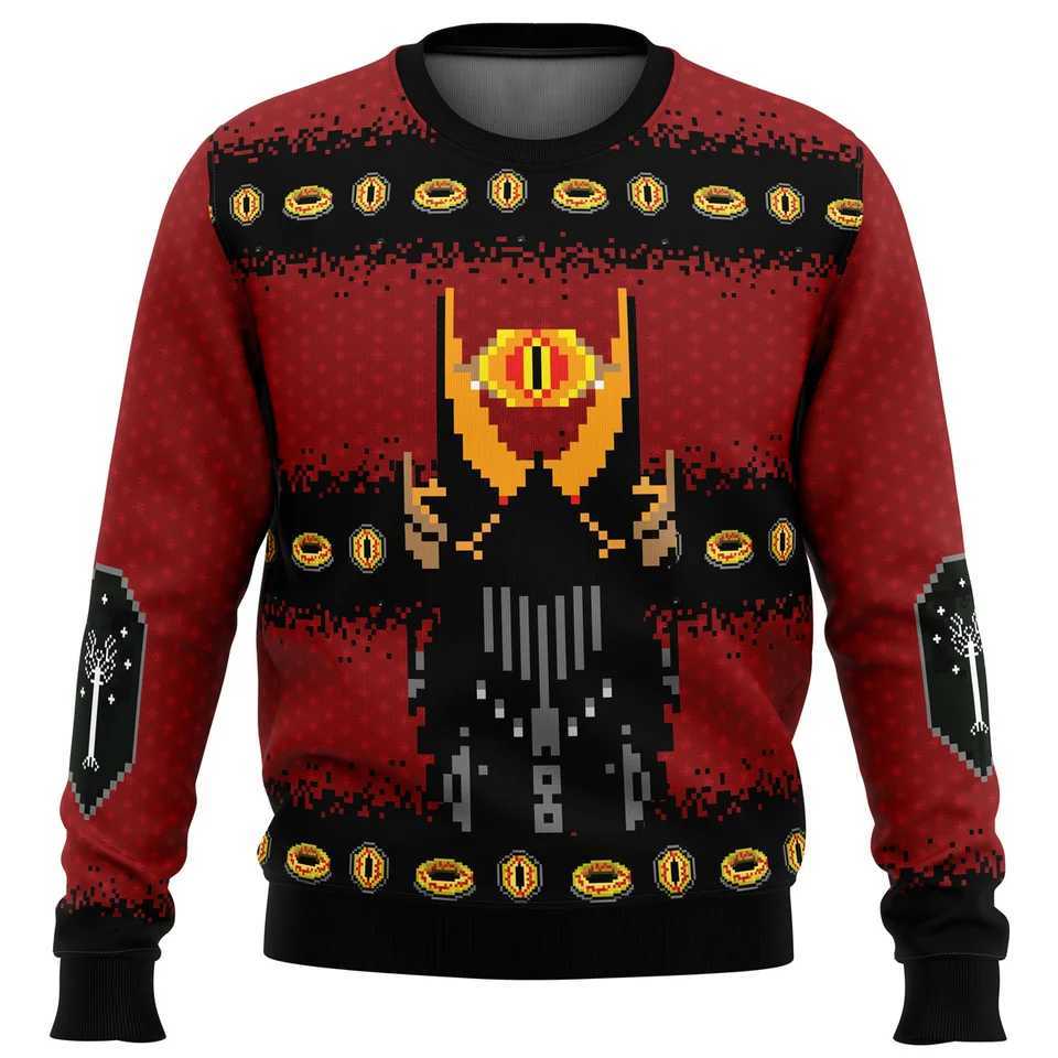 Lord of the Rings Filthy Hobitses Ugly Christmas Sweater Cartoon Anime Women Men Pullover Tops Fashion Couple Hoodie Sweatshirt LX241113
