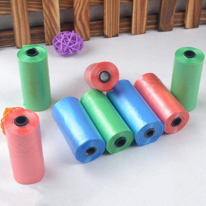 200pcs/10Rolls Poop Bags Dog Cat Eco-Friendly Waste Pick Up Clean Bag Pet Accessories Easy to Carry and Watertight Strong