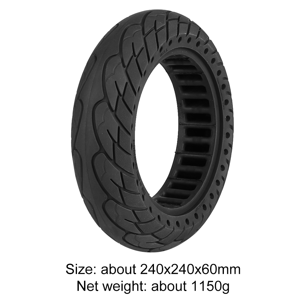 10 Inch Replacement Wheels Honeycomb Design 10x2.5 Front/Rear Tire Scooter Tire for Kugoo M4 Electric Scooter