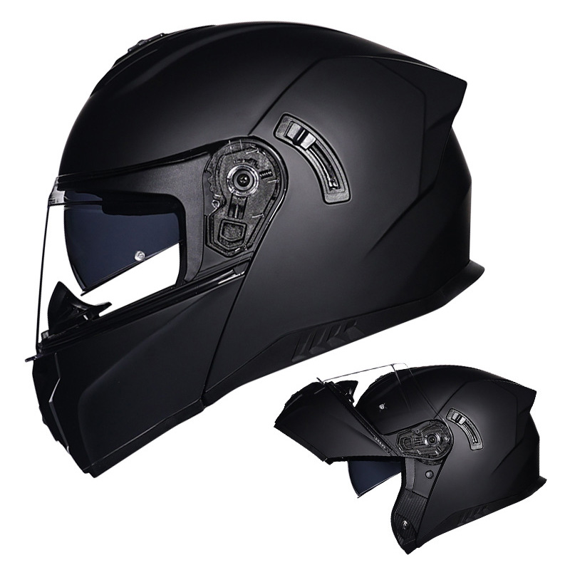 DOT Approved Full Face Helmets Motorcycle Helmet Flip Up Motocross Helmet Dual Visor Modular Helm Adult Men Cascos Para Motos