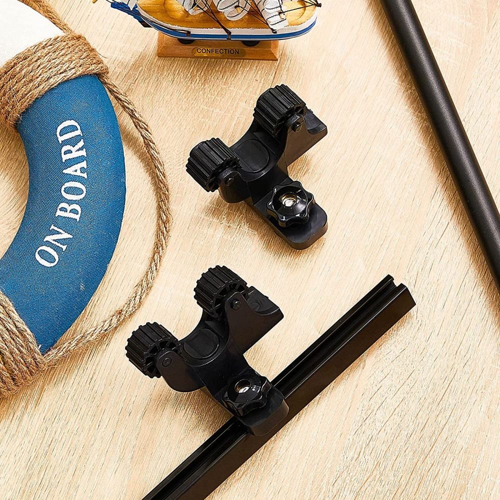 Black Paddle Kayak 2/4pcs Stand Holder Fast Holding Easy To Install Mounted Grip Supporter Durable Adjustable smile