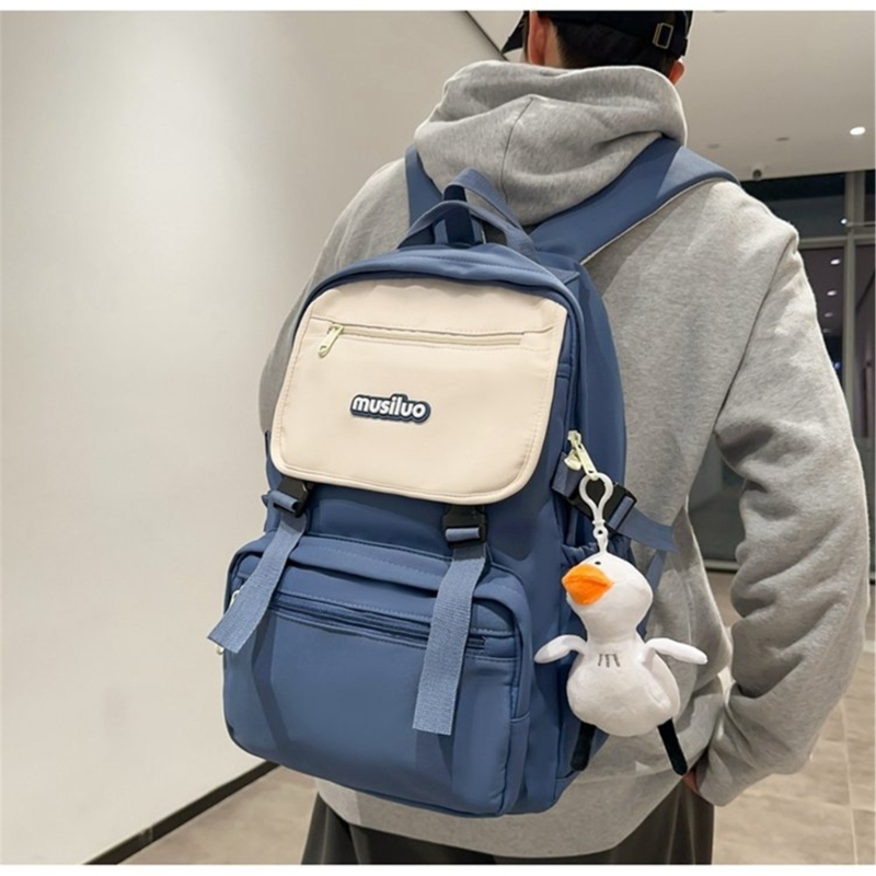 Trendy Women's College Backpack Large Capacity Book Bag School Backpacks Daypack smile