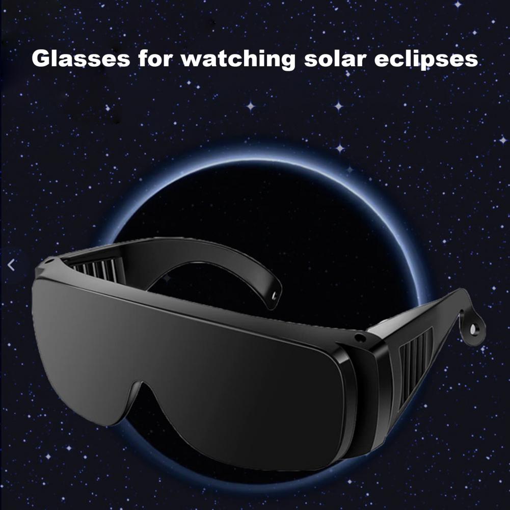 Glasses Solar Eclipse Ultra-light Portable Sun Viewing Eyewear Comfortable Fit Safe Shades PC Certified Sunglasses for Outdoor smile