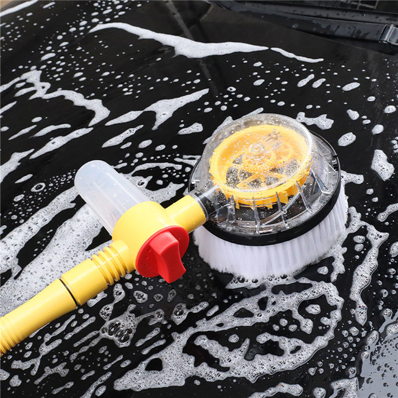 Car Car Cleaning Brush Wash Foam Brush Automatic Rotary Long Handle Cleaning Mop Chenille Broom ddmysmile Cleaning Tools Auto Accessories Smile