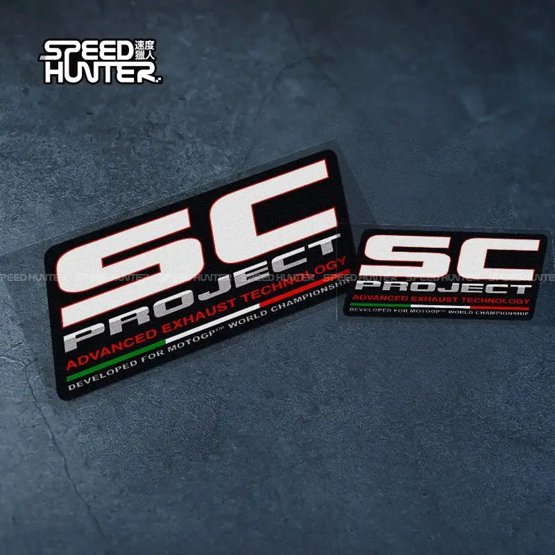 PROJECT Exhaust SC For Sticker Titanium ddmysmile Alloy GP Pipe Sticker Motorcycle Sticker Waterproof Ddmysmile Decorative Reflective Sticker Smile