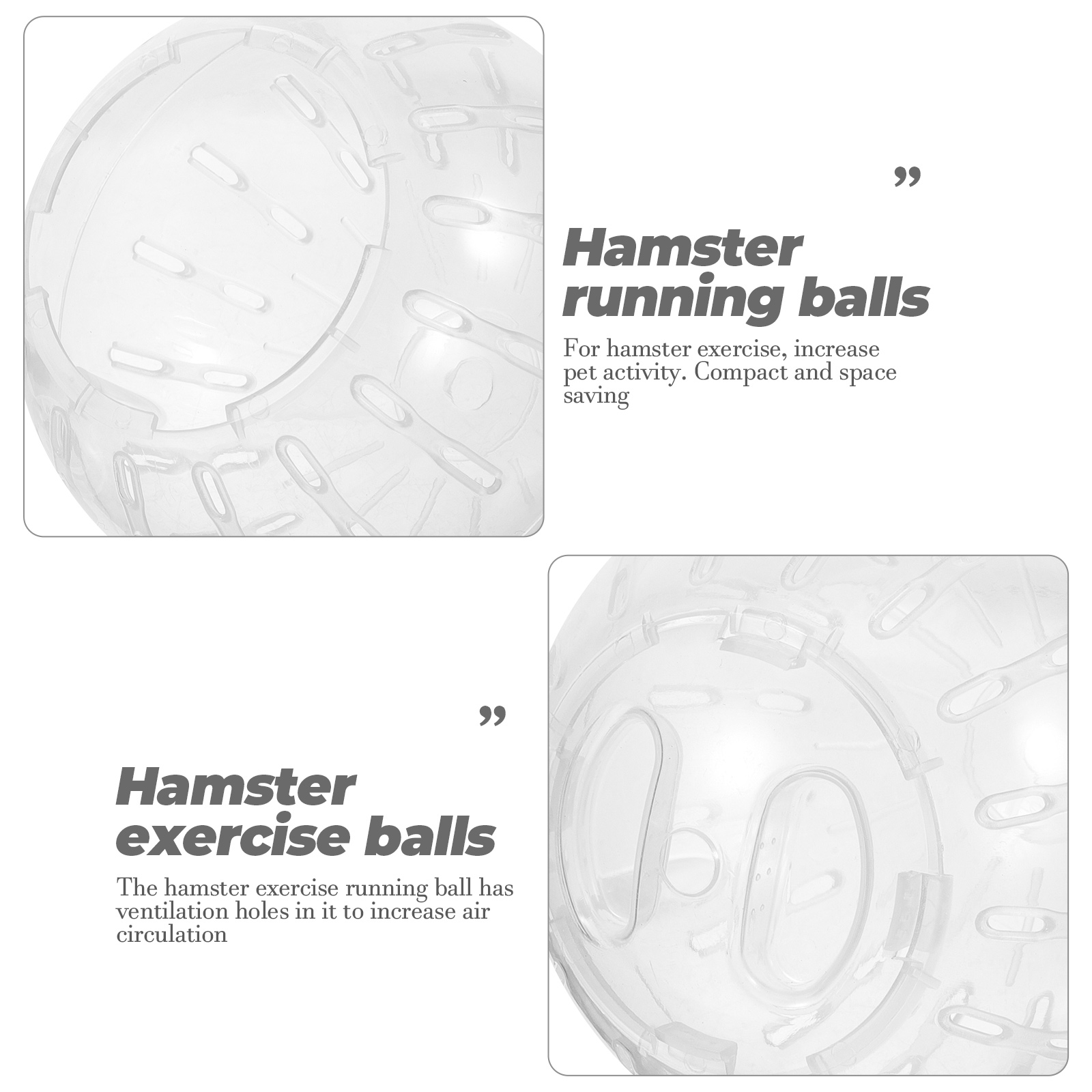 Hamster Running Ball Cage Rat Exercise Balls for Hedgehog Small Animals Pet Toys Dwarf Gerbil Chinchilla