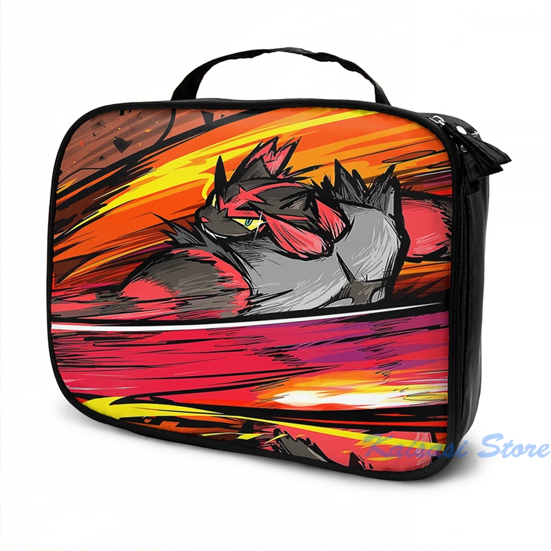 Darkest Funny print Graphic Incineroar Lariat USB Charge Backpack men School bags Women bag Travel laptop bag smile