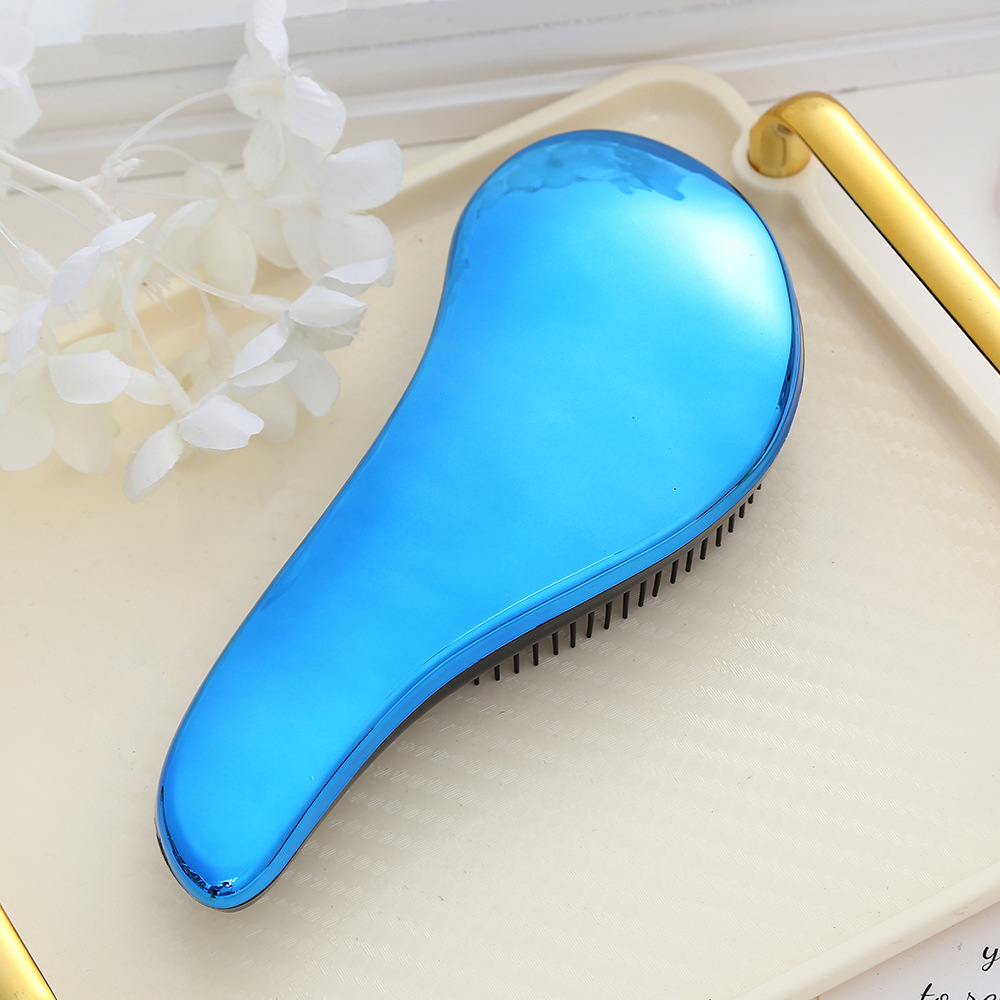 Soft Bristles No Tangle Comb with Head Massage Feature - Perfectly Straightening & Detangling Tool