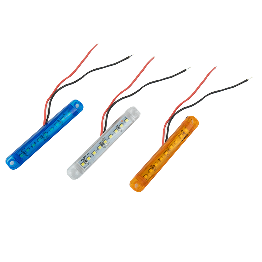 External Lights For Indicator Lights Car Blue Green Red Side Marker Yellow 9 LED Car Accessories For Truck Lorry smile