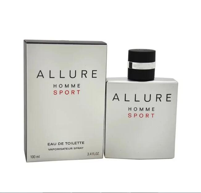 Luxury Brand Men Allure Perfume 100ml Sport Perfumes allure sensuelle sport extreme Fragrance Long Lasting Spray Cologne Fast ship