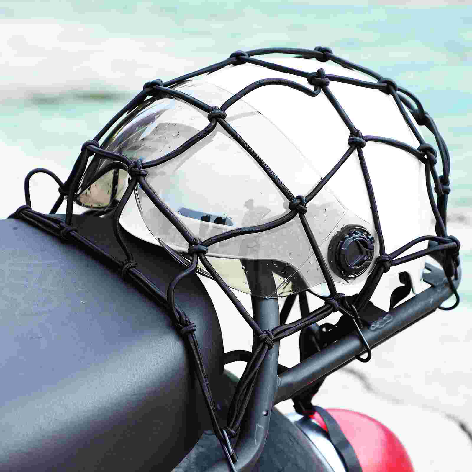 Net Fixed Bikes Lage Bag Network Motorbike Stretch Motorcycle Cargo Rear Seat for smile