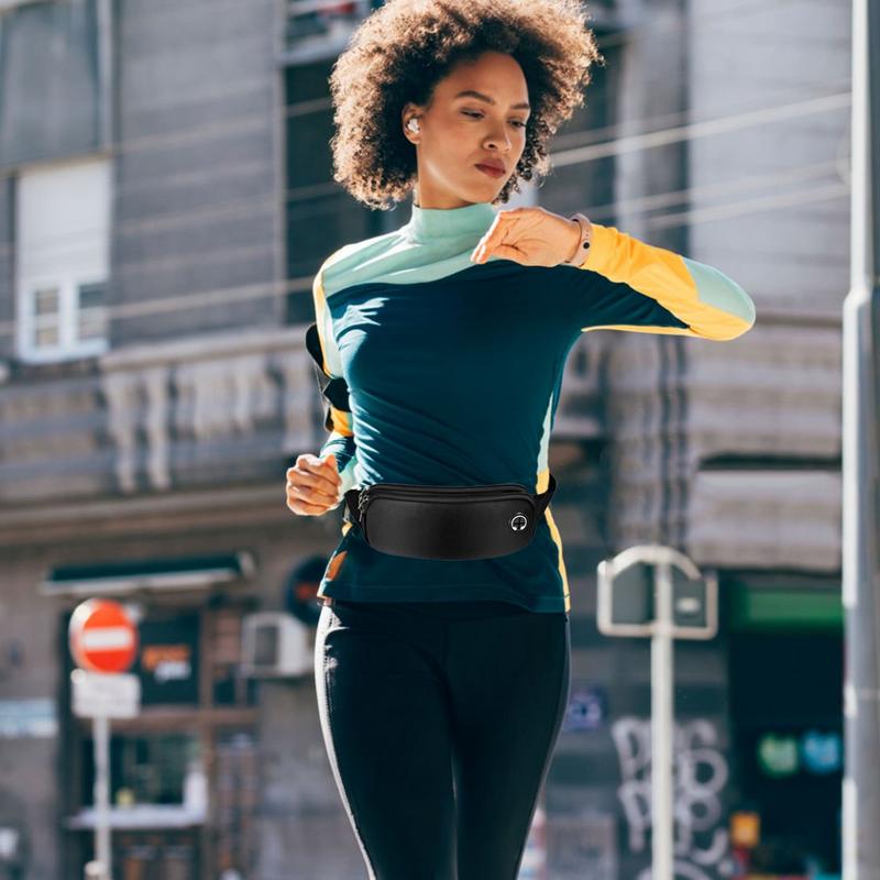 Running Waist Belt Sports Bag Pouch Waterproof Waist Pack Workout Gear Phone Holder Bag for Women Men Runner Belt Running Access smile