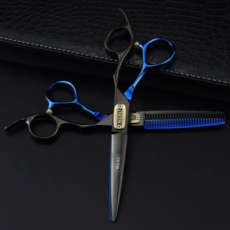 Professional Japanese 440C Steel Hair Cutting Scissors for Barbers and Hairdressers, 6 Inches, Bull Head Design dh5727163