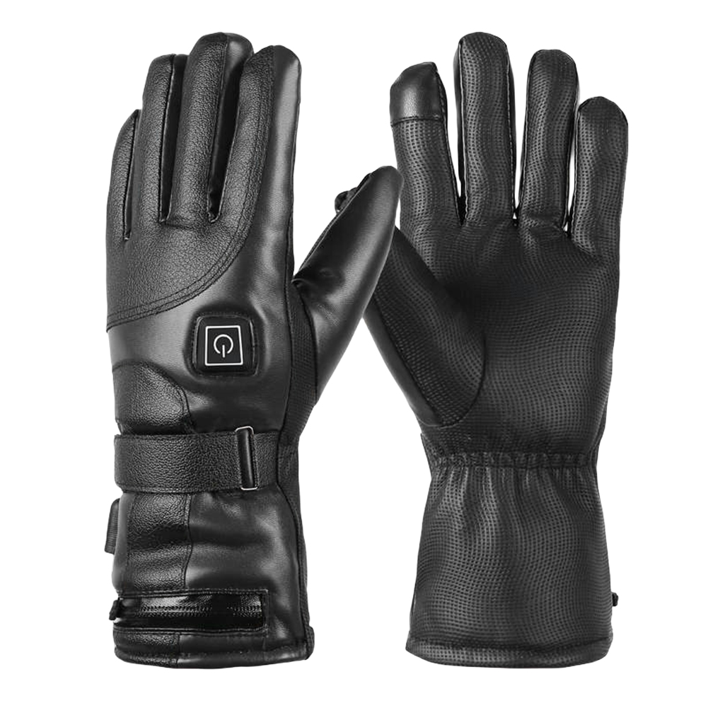 Motorcycle Heated Gloves Waterproof Winter Electric Warming Gloves Touch Screen Thermal Heated Gloves for Fishing Riding Cycling