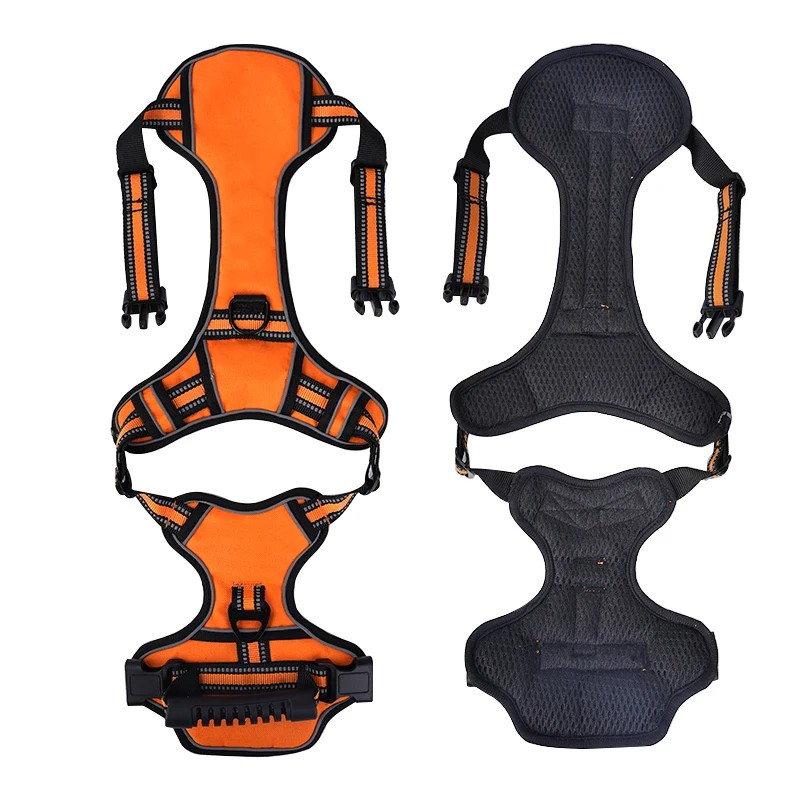 Dog Harness No Pull Reflective Dog Harness Vest with Easy Control Handle For Small Large Dogs Outdoor walking Training Supplies