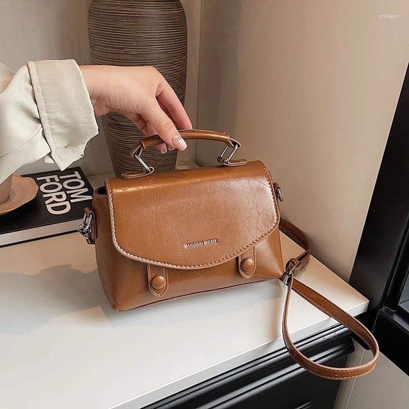 2025 NEW Totes Retro Style Texture Fashion Ladies Handbag Pattern Advanced Feeg Good-looking Crossbody Bags Versatile Shoulder zhanyishengli